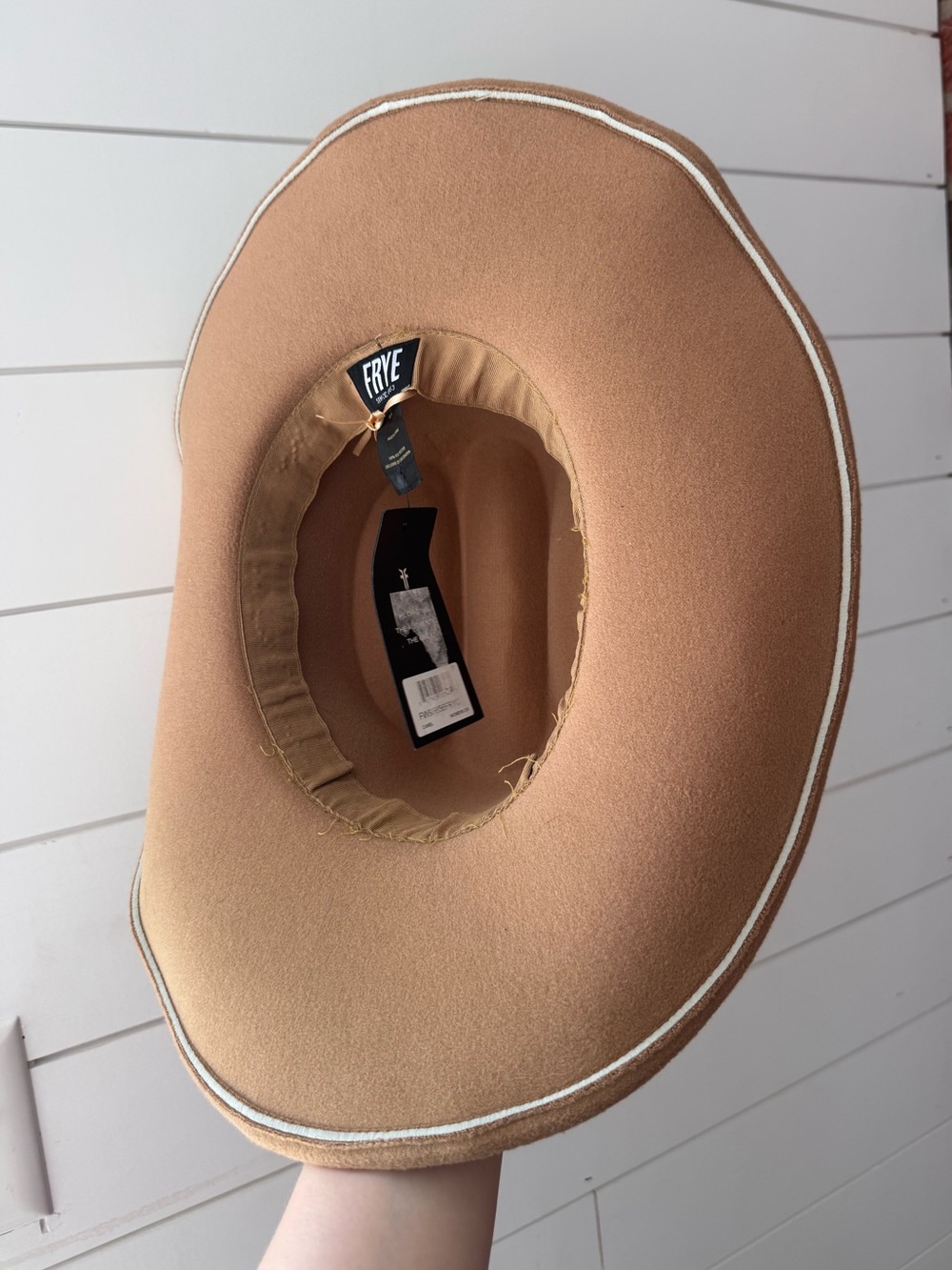 FRYE Western Hat with Feather Detail - Picture 7 of 8
